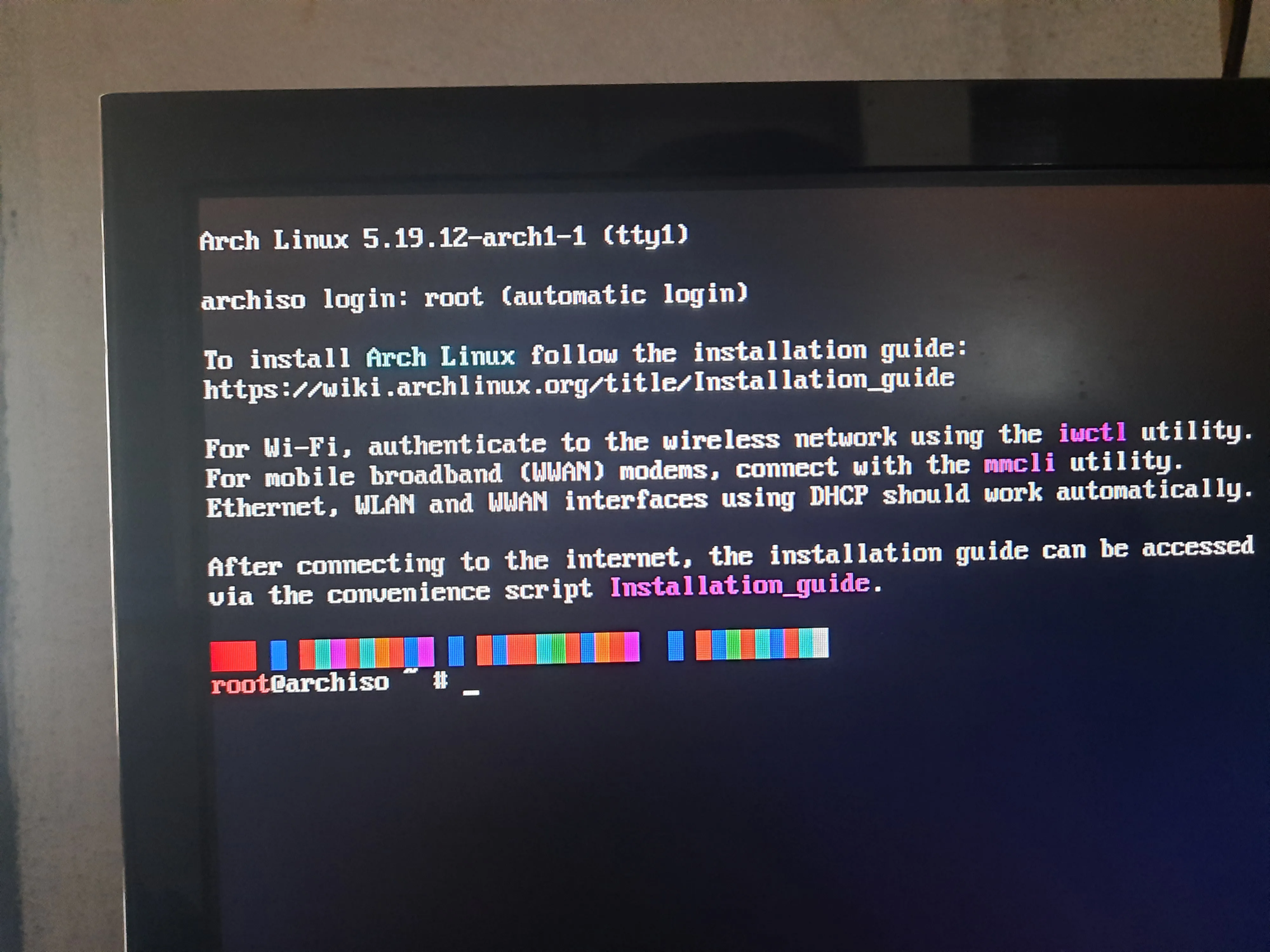 My first Linux distro installation 🐧. It's arch btw :p